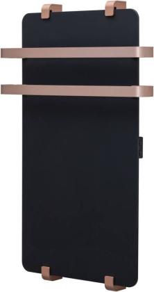 Полотенцесушитель электрический Allen Brau Infinity 120x44 с рейлингом 2.0 и креплением, медь браш