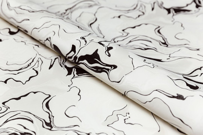 Обои виниловые Галатея база универсальная, белый чёрный