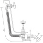 Слив-перелив OMNIRES CGS TK104-PLUS-3.35+64-SBP (белый) Слив-перелив OMNIRES CGS TK104-PLUS-3.35+64-SBP (белый)