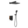 Душевой комплект Next VSFW-1N1MB, встраиваемый, 2 режима, ограничитель давления Hi Box, черный