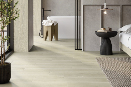 Керамогранит Deniza Молочный 20х120 мат Керамогранит Deniza Молочный 20х120 мат