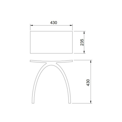 Стульчик для ванной прозрачный ABBER Kristall AT1739Emerald зеленый
