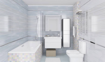 Плитка настенная 34014 Spring розовый 25*50 (12шт/1,5м2), м2