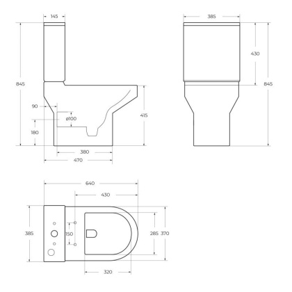 Чаша напольного унитаза BelBagno NORMA BB339CPR Чаша напольного унитаза BelBagno NORMA BB339CPR