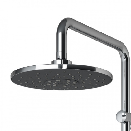 D0710000 Norma душевая система с тропическим  душем, ручной душ 5 функций,  шланг 175 мм D0710000 Norma душевая система с тропическим  душем, ручной душ 5 функций,  шланг 175 мм