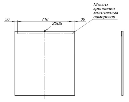 Зеркало Aquanet Lino 80 белый матовый Зеркало Aquanet Lino 80 белый матовый