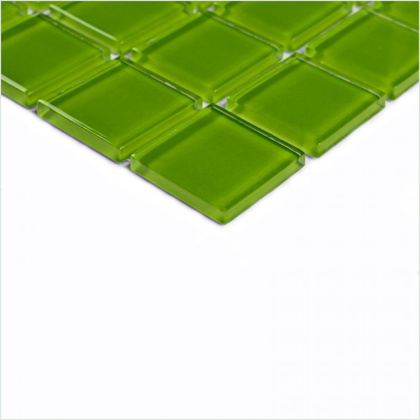 Мозаика стеклянная Green Glass (чип 4*25*25) 300*300(22шт.-1.98м2), м2