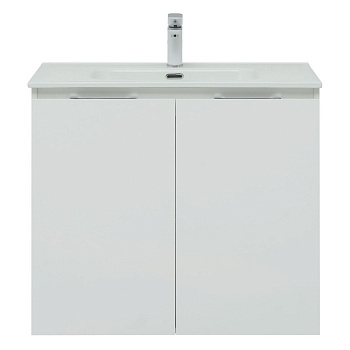Тумба под раковину Aquanet Алвита New 80 2 дверцы, белый матовый Тумба под раковину Aquanet Алвита New 80 2 дверцы, белый матовый