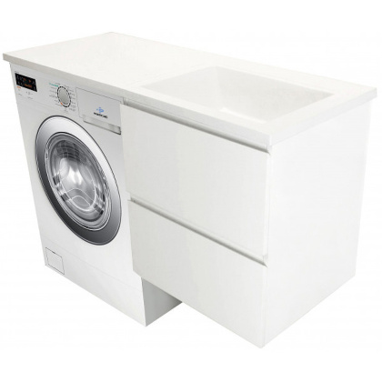 Комплект мебели Dallas Luxe 1000х482 правосторонний подвесной 2 ящика (ШхГхВ) 358х476х607