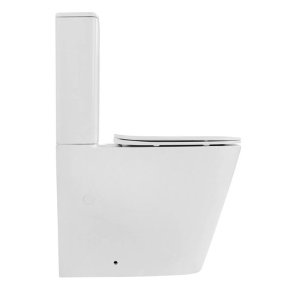 Унитаз компакт Abber Rechteck AC1210TMW белый матовый с микролифтом Унитаз компакт Abber Rechteck AC1210TMW белый матовый с микролифтом