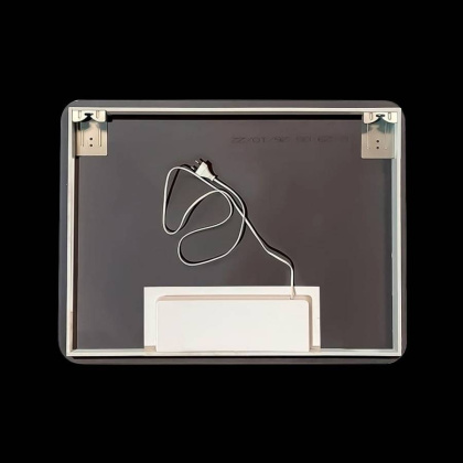 Зеркало LED VLM-3BE800 800х600 c сенсорным выключателем и диммером Зеркало LED VLM-3BE800 800х600 c сенсорным выключателем и диммером