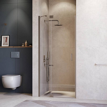 Душевая дверь 100*200 RGW HO-014-Gr Серый/Прозрачное/8 мм (EasyClean)