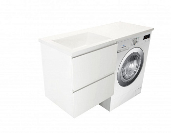 Тумба подвесная под умывальник Dallas Luxe 1200х482 2 ящика (ШхГхВ) 548х476х607 Тумба подвесная под умывальник Dallas Luxe 1200х482 2 ящика (ШхГхВ) 548х476х607