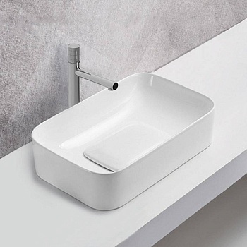 Раковина керамическая Vincea VBS-50450, 505*380*150, накладная, цвет белый Раковина керамическая Vincea VBS-50450, 505*380*150, накладная, цвет белый