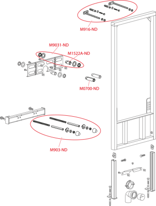 Монтажная рама для биде
