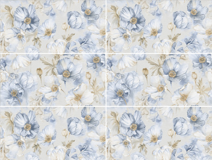 Плитка Elite Bluebell Decor A+B 60x120 Matt Плитка Elite Bluebell Decor A+B 60x120 Matt