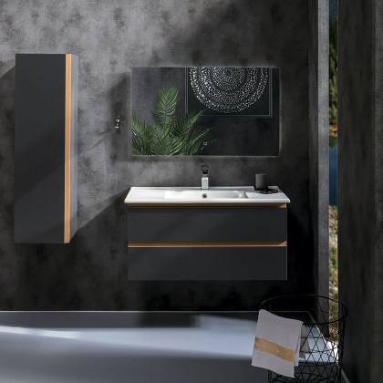 Тумба CAPOLDA 100 антрацит 849-100-A Boheme