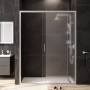 W90G-150-1-195MM Gem Solo Дверь душевая 150х195, стекло матовое, профиль матовый Хром