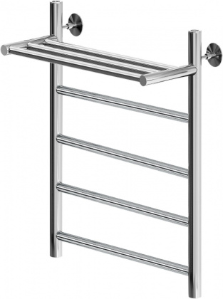 Полотенцесушитель водяной Aquanet Mauro 600x400 с полкой