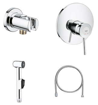 Гигиенический душ Grohe BauClassic 124434 Гигиенический душ Grohe BauClassic 124434
