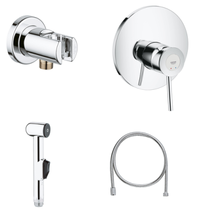Гигиенический душ Grohe BauClassic 124434 Гигиенический душ Grohe BauClassic 124434
