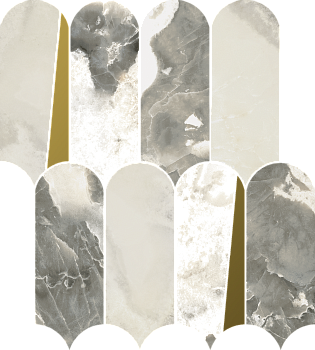 Мозаика 620110000236 Стелларис Довер Лайт (36,1см*32,5см*9мм) (11шт/1,067м2) Элегант, шт