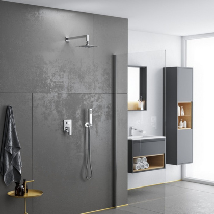 Шкаф-пенал EXCELLENT Tuto 40 см (серый/дуб) Шкаф-пенал EXCELLENT Tuto 40 см (серый/дуб)