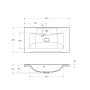 Раковина из литьевого мрамора BelBagno BB800/450-LV-MR-AST Раковина из литьевого мрамора BelBagno BB800/450-LV-MR-AST