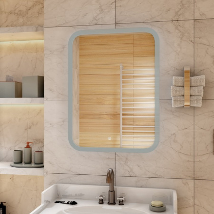 Зеркало Glamour LED 700х800 (Kare Luxe 700х700) Зеркало Glamour LED 700х800 (Kare Luxe 700х700)