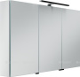 Зеркальный шкаф для ванной комнаты  SANCOS Hilton 1200x148х740 мм, с LED подсветкой,арт. Z1200