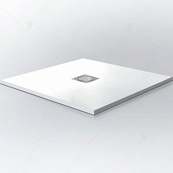 Душевой поддон квадратный RGW ST-W Белый 100*100