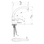 Смеситель д/кухни LERIDA, арт.08430-1LR Смеситель д/кухни LERIDA, арт.08430-1LR