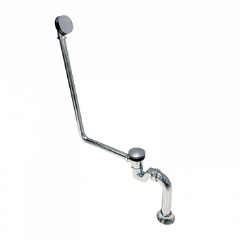 Слив-перелив для ванны Creto Washbasin CRSP0033 Click-Clack, хром Слив-перелив для ванны Creto Washbasin CRSP0033 Click-Clack, хром
