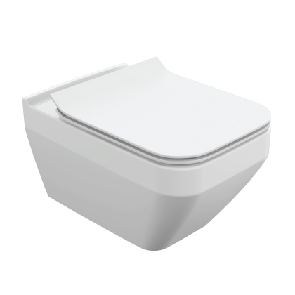Подвесной унитаз CREA SQUARE Clean On DPL EO slim Подвесной унитаз CREA SQUARE Clean On DPL EO slim