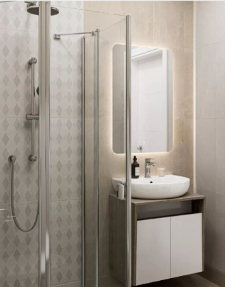 Декор Про Матрикс серый светлый матовый обрезной 30x60x0,9