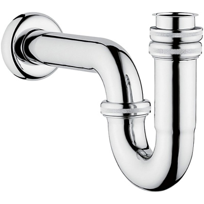 Сифон S-типа для мойки (металлический) Сифон S-типа для мойки (металлический)