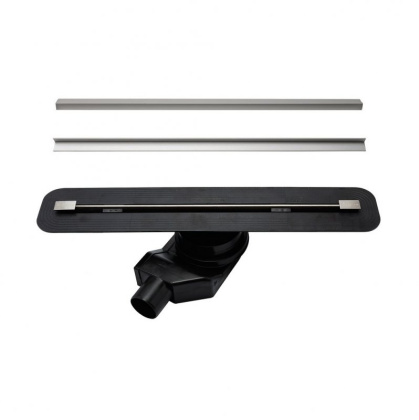 13100037 Линейный трап Confluo Slim Line 1050,ультратонкая модель с дизайн-вставкой Slim Исполнение: Матовый хром 