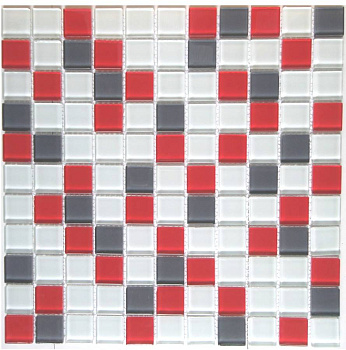 Мозаика S-455 стекло (25*25*4) 300*300 