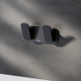 Двойной крючок Inspire V2.0 для полотенец, 5,6х14х3 см, черный, A50A35622