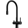 Смеситель для кухни SANCOS Lucia с возможностью подключения фильтра для воды, цвет матовый черный, арт. SC4004MB