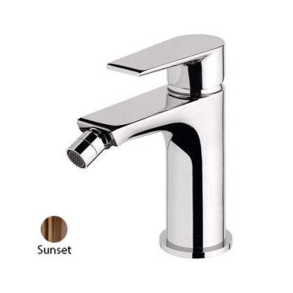 NAUTIC-BS1-SS Смеситель для биде однорычажный, с донным клапаном, исполнение Sunset