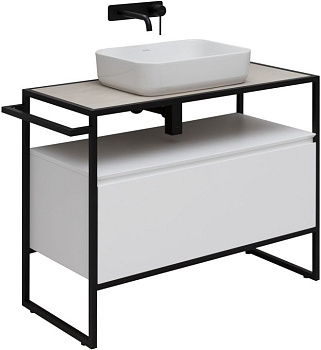 Тумба под раковину Allen Brau Priority 100 1.31003.WM белый матовый Тумба под раковину Allen Brau Priority 100 1.31003.WM белый матовый