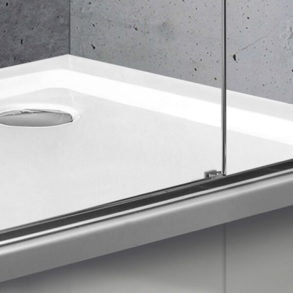 Душевой уголок Slim VSS-2SL900CL, 900*900, хром, стекло прозрачное