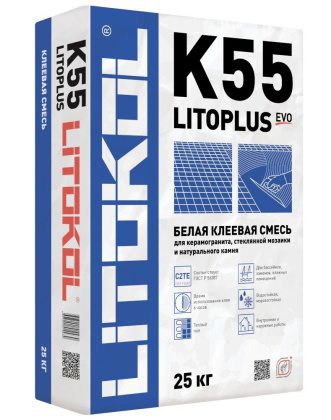 Клей цементный С2 TE LITOPLUS K55 25кг