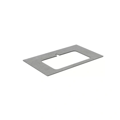 Столешница из керамогранита Фондамента 80, серая, PL2.DL500920R\80