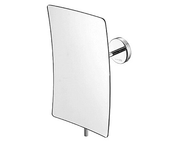 Зеркало с 3-х кратным увеличением, 13,2х21,8х17 см, хром, K-1001