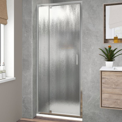 Душевая дверь Intra VDP-1I7080CH, 700/800, хром, стекло шиншилла