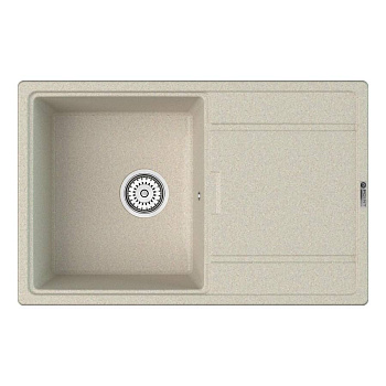 Мойка кухонная Point Лаура 78 PN3005BG, светло-бежевый Мойка кухонная Point Лаура 78 PN3005BG, светло-бежевый