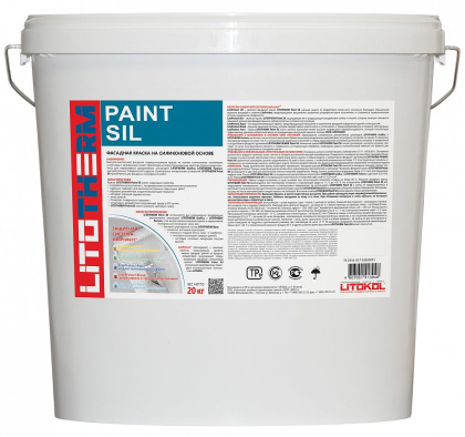 Клеевая смесь для фасадного утеплителя LITOTHERM PAINT SIL 20 бесцветный Клеевая смесь для фасадного утеплителя LITOTHERM PAINT SIL 20 бесцветный