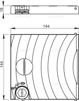 Крышка - серая